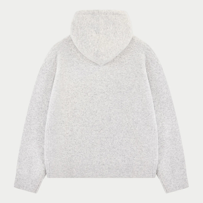 Fluffy Knitted Hoodie