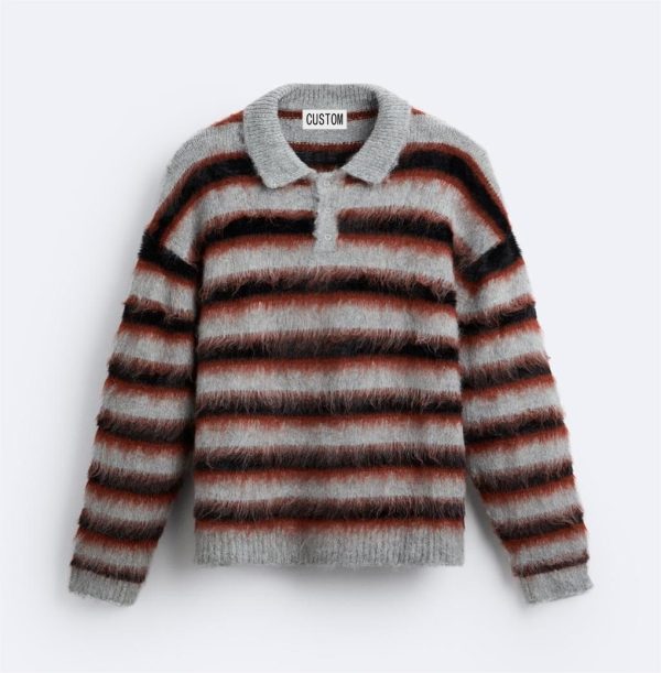 Mohair Polo Knit Sweater Factory — изображение 5