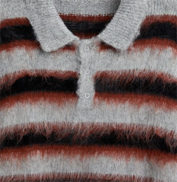 Mohair Polo Knit Sweater Factory — изображение 7