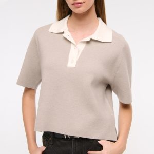 Short Sleeve Sweater Polo