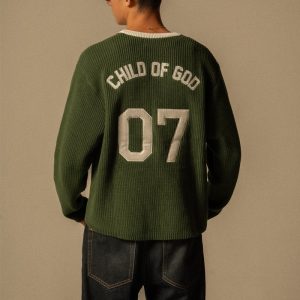 Embroidery Baseball Sweater