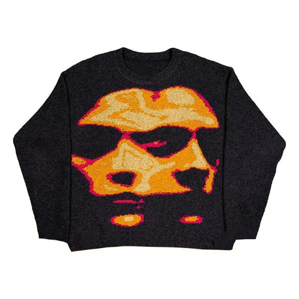 Men Jacquard Cotton Sweater — изображение 4