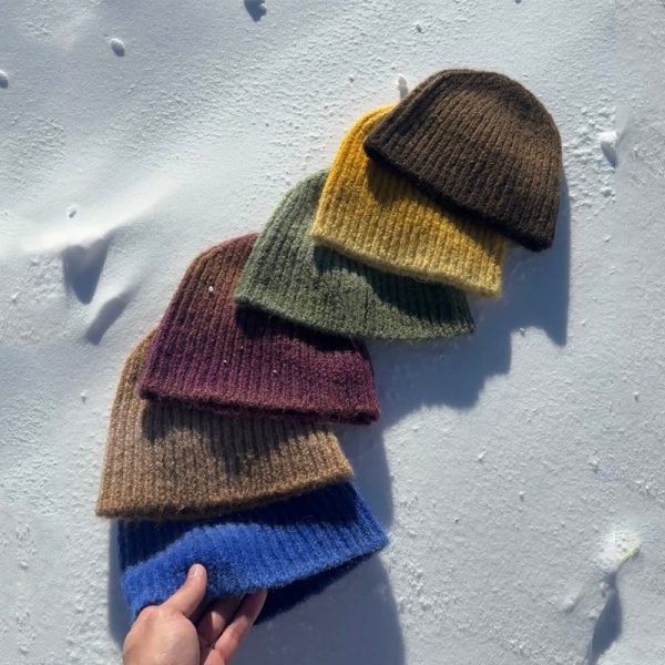 ⁦Alpaca Faded Beanie-Beanie Manufacturer⁩ - الصورة ⁦2⁩