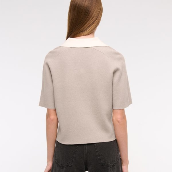 Short Sleeve Sweater Polo