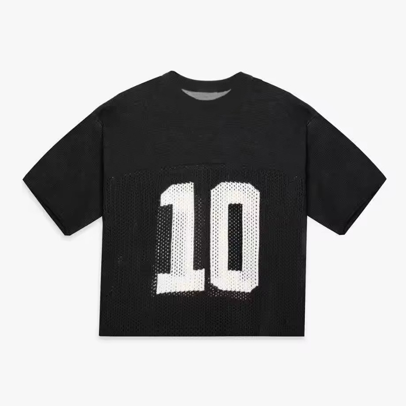 Short Sleeve Knitted football Jersey