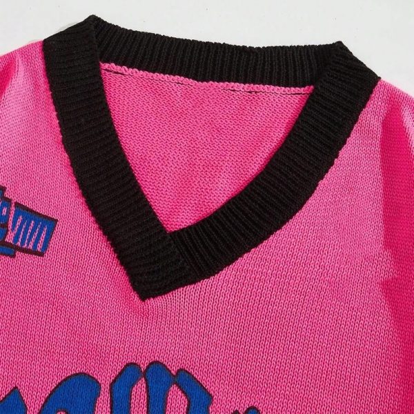 Short Sleeve Football Knitwear
