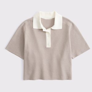 Short Sleeve Sweater Polo