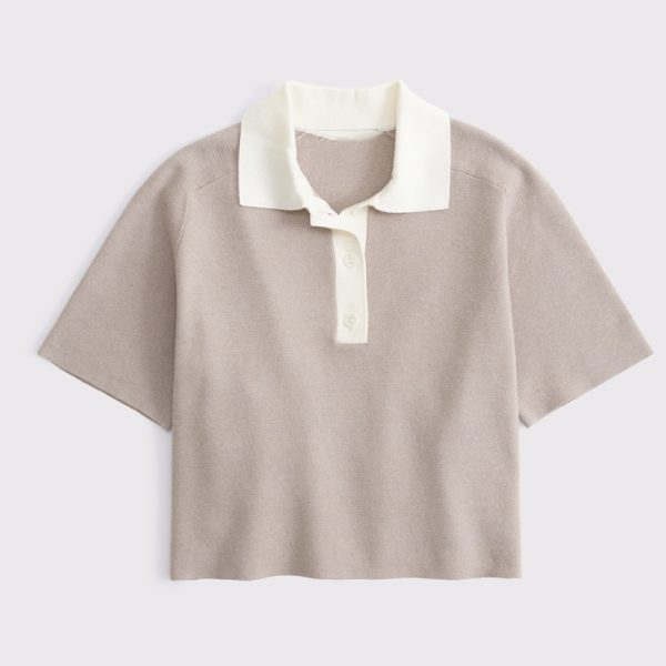 Short Sleeve Sweater Polo