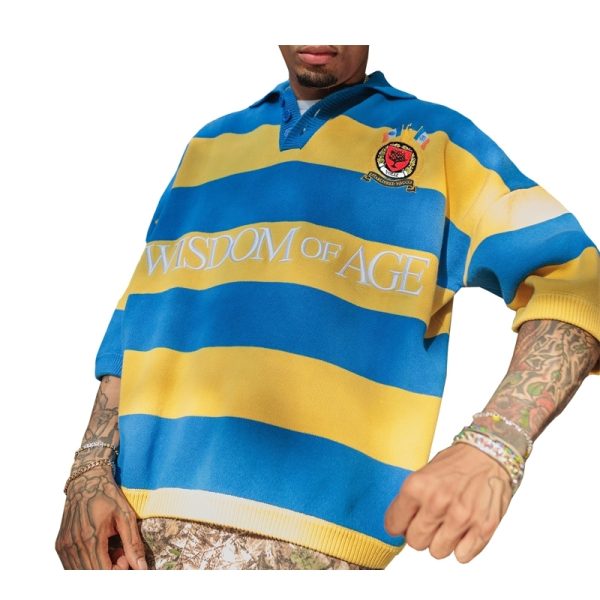 Knitted Polo Football Jersey