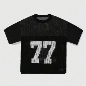Knitted Mesh Football Jersey