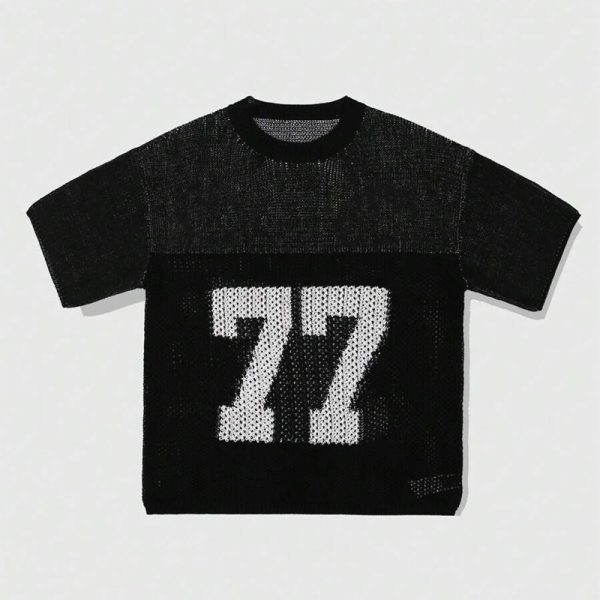 Knitted Mesh Football Jersey