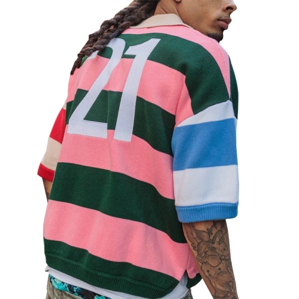Knitted Polo Football Jersey