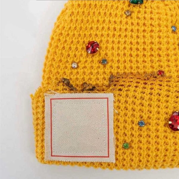 Distressed Rhinestone Beanie-Beanie Manufacturer — изображение 4