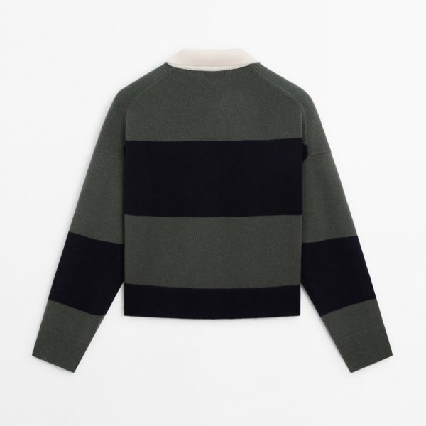 ⁦Rugby Jumper Polo Sweater Women⁩ - الصورة ⁦3⁩