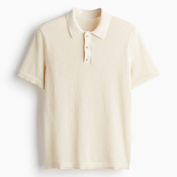Knit Polo Shirt Men