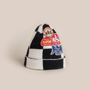 Check Multi Patch Beanie