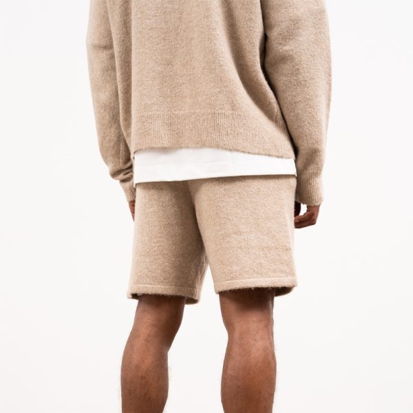 Fluffy Knit Emblem Shorts — изображение 3