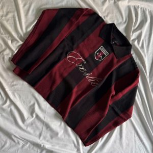 Football Knitwear Polo Sweater
