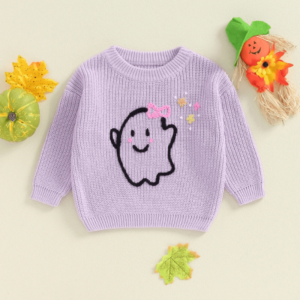 Ghost Skull Toddler Sweater