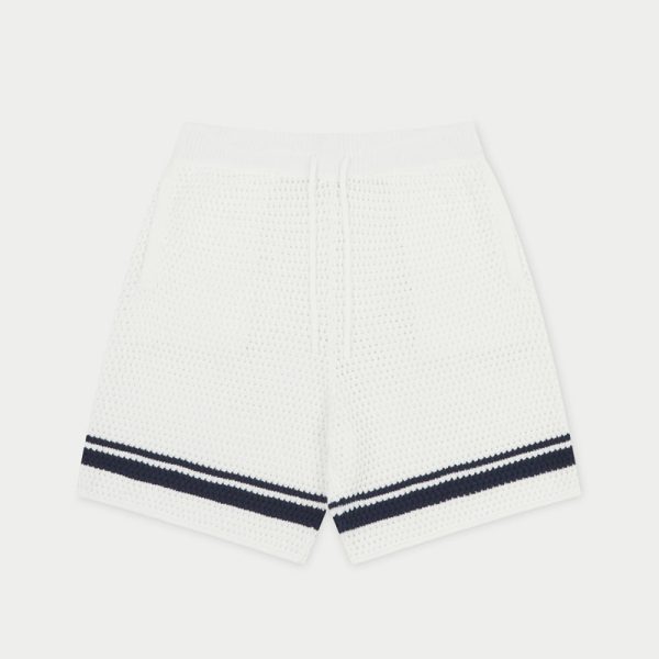 Striped Crochet Knitted Shorts — изображение 8