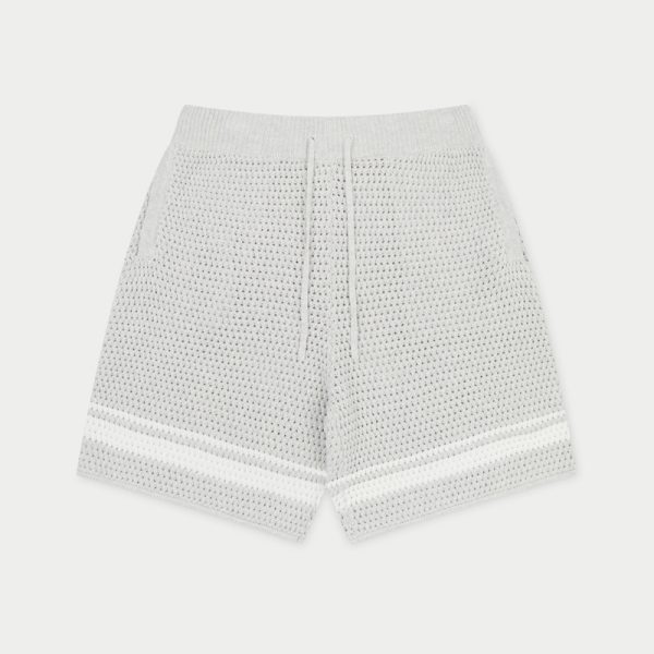 Striped Crochet Knitted Shorts — изображение 7