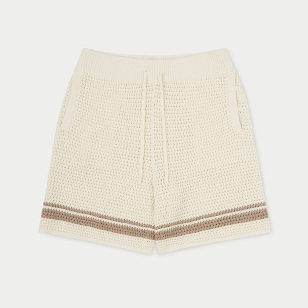 Striped Crochet Knitted Shorts — изображение 6