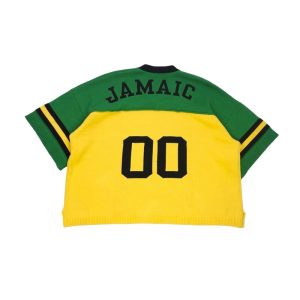 Embroidered Football Knit Jersey