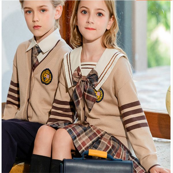 ⁦School Cardigan Sweater Uniforms⁩ - الصورة ⁦3⁩
