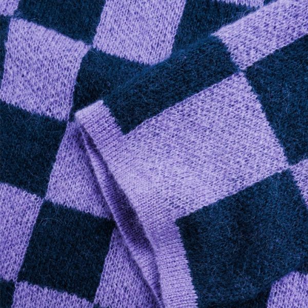 ⁦Check Mohair Sweater Women⁩ - الصورة ⁦4⁩