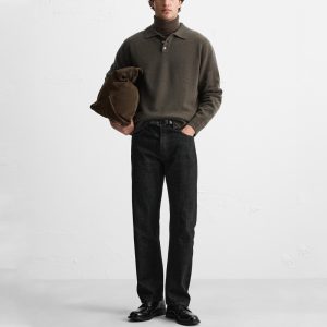 Cotton Wool Polo Sweater