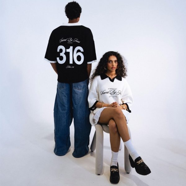 Short Sleeve Football Knitwear