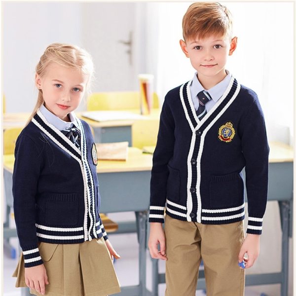⁦School Cardigan Sweater Uniforms⁩ - الصورة ⁦5⁩