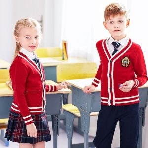 School Cardigan Sweater Uniforms