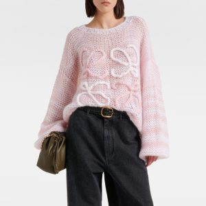 Applique Mohair Sweater Women
