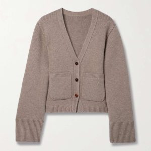 100% Cashmere Cardigan Sweater Women
