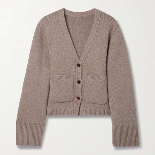100% Cashmere Cardigan Sweater Women
