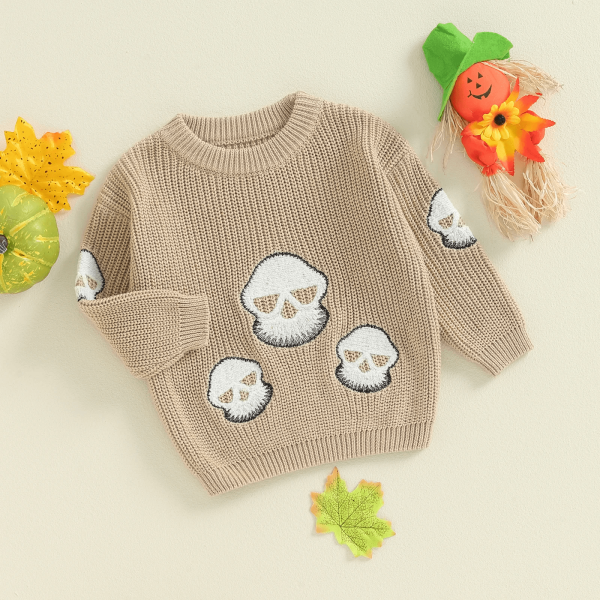 Ghost Skull Toddler Sweater — изображение 6