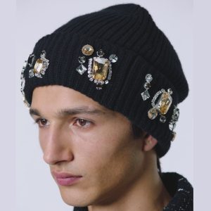 Crystal Jewelry Rhinestone Beanie