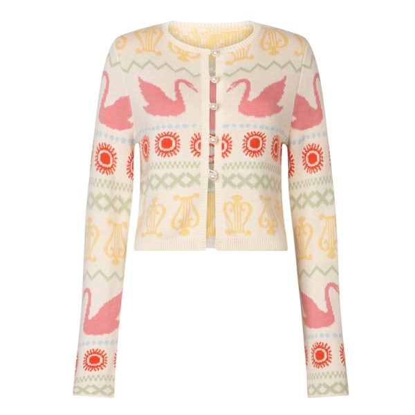 Fair Isle Intarsia Cardigan