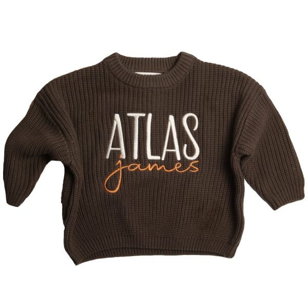 Chunky Embroidered Baby Sweater — изображение 6