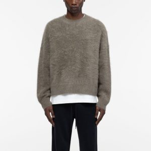 Alpaca Brushed Pullover Sweater