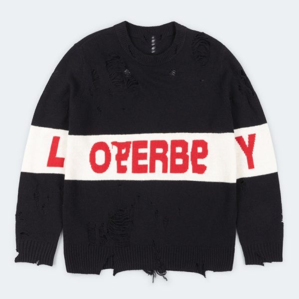 Lambswool Distressed Sweater Women — изображение 3