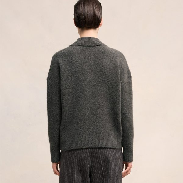 Alpaca Wool Knit Polo