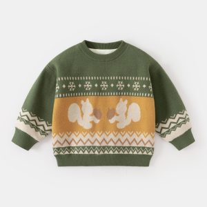 Jacquard Children Knit Sweater