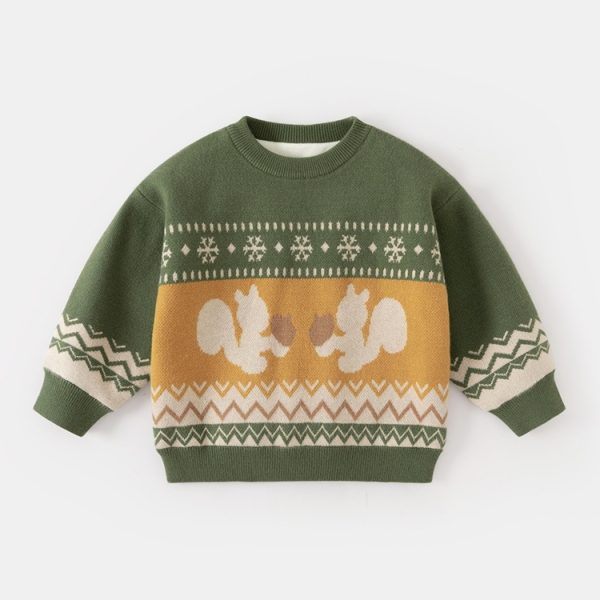 Jacquard Children Knit Sweater