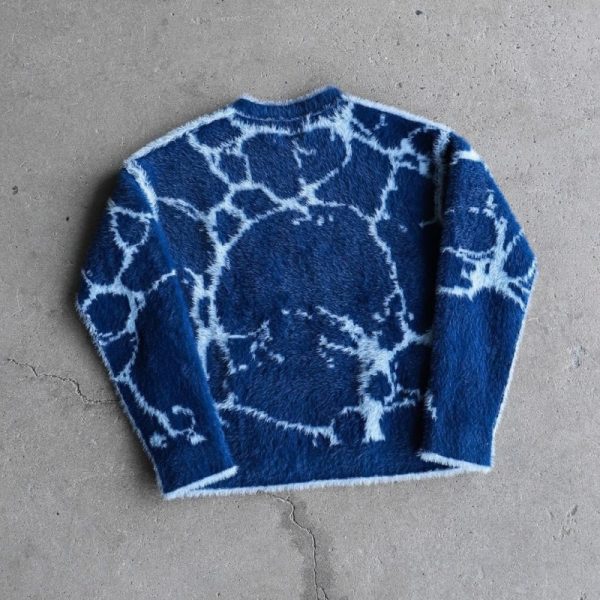 Mohair Jacquard Reversible Sweater
