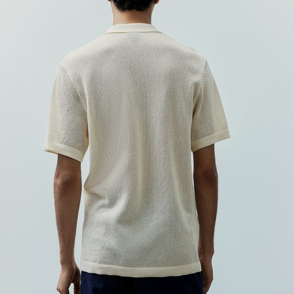 Knit Polo Shirt Men