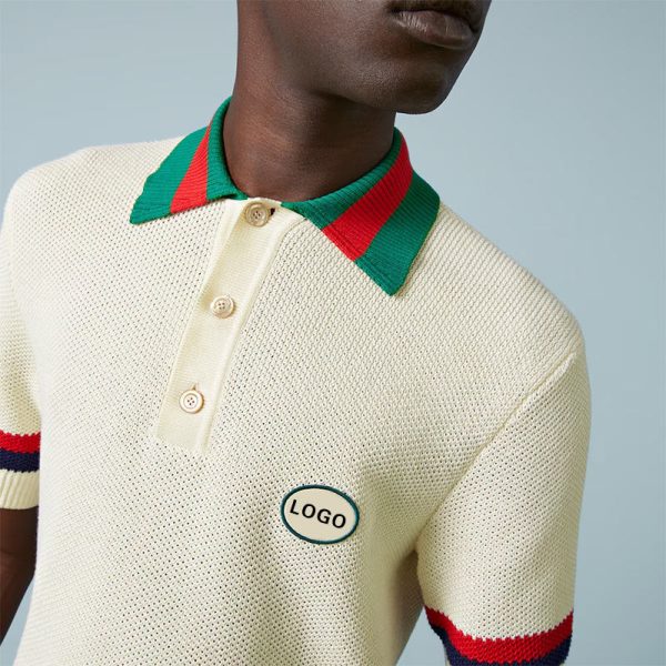 Luxury Knit Polo Men