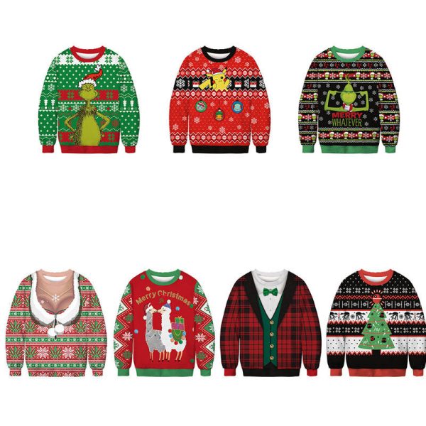 ⁦Ugly Christmas Grinch Sweater⁩ - الصورة ⁦2⁩