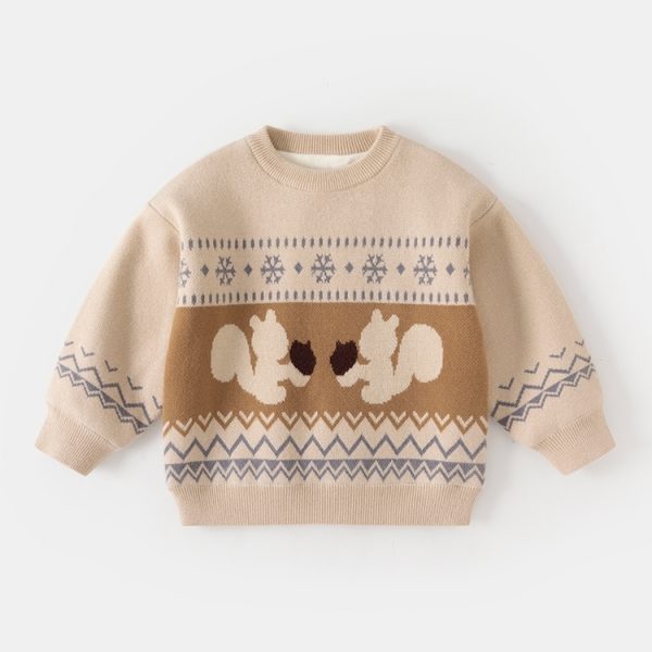 Jacquard Children Knit Sweater